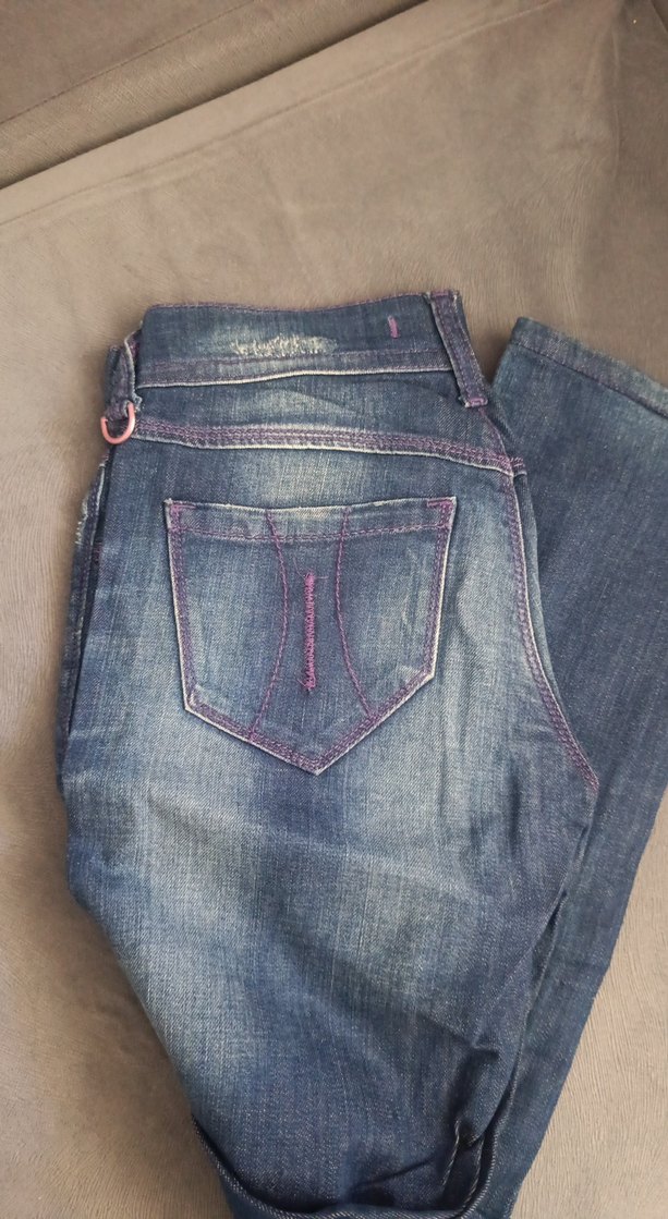 Lacivert Kadın Denim Pantolon — görsel 4/12