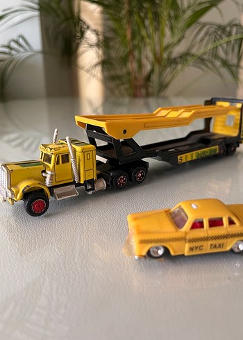 Koleksiyonluk Vintage Majorette Kenworth Otomobil Taşıyıcı Tır - Görsel 6