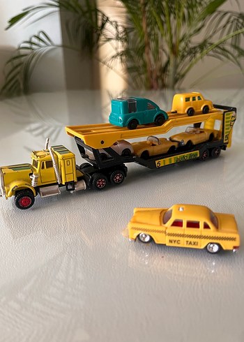 Koleksiyonluk Vintage Majorette Kenworth Otomobil Taşıyıcı Tır - Görsel 4