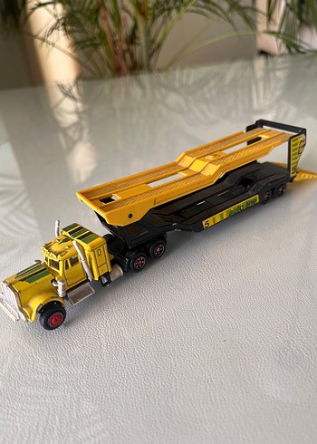 Koleksiyonluk Vintage Majorette Kenworth Otomobil Taşıyıcı Tır - Görsel 2