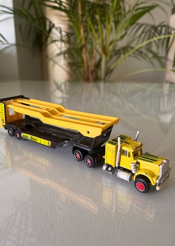 Koleksiyonluk Vintage Majorette Kenworth Otomobil Taşıyıcı Tır - Görsel 7