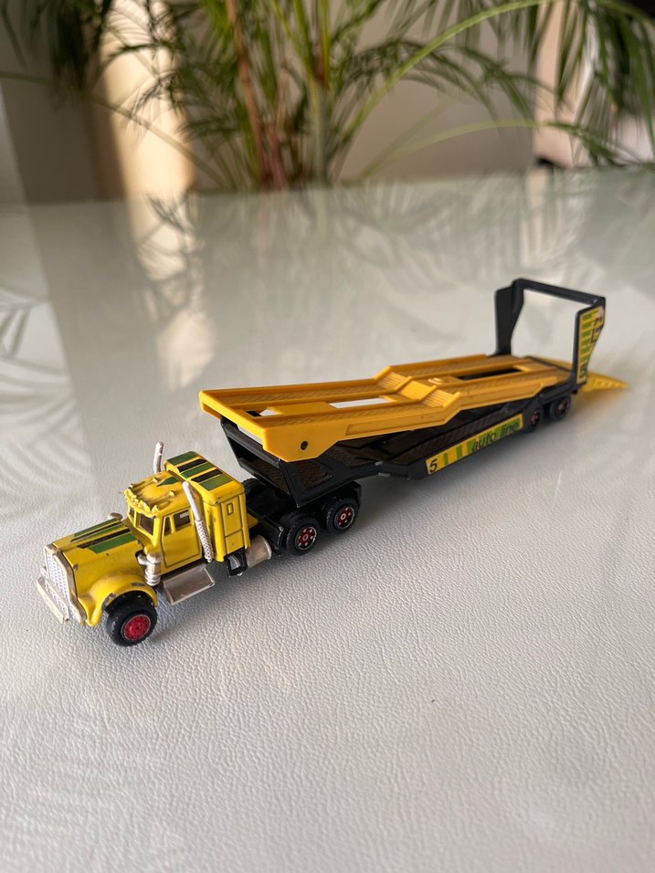 Koleksiyonluk Vintage Majorette Kenworth Otomobil Taşıyıcı Tır - Görsel 3