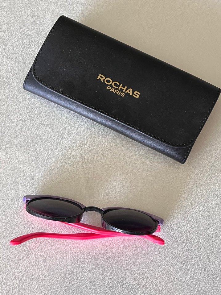 Renkli Mor-Pembe Elastik Çocuk Gözlüğü - Görsel 5