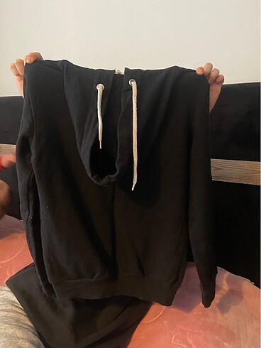 Spor kapşonlu Hırka
