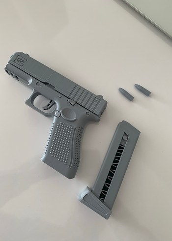 Gri Oyuncak Tabanca - Görsel 2