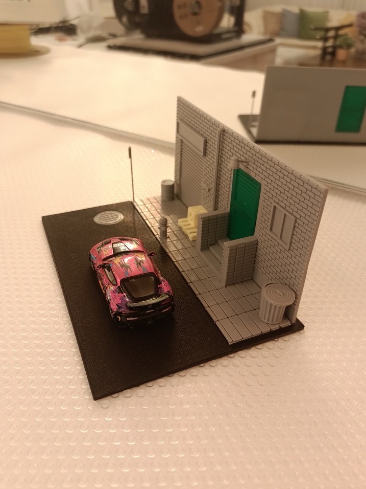 1/64 araba garaj diaroması - Görsel 2