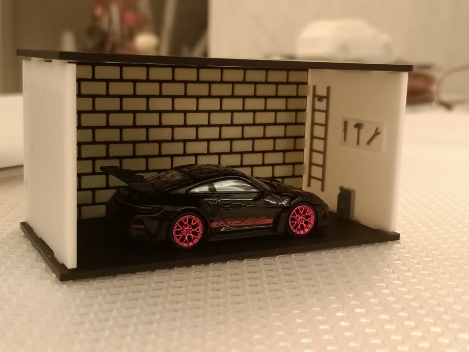 1/64 mini Araba ve Garaj Seti - Görsel 2