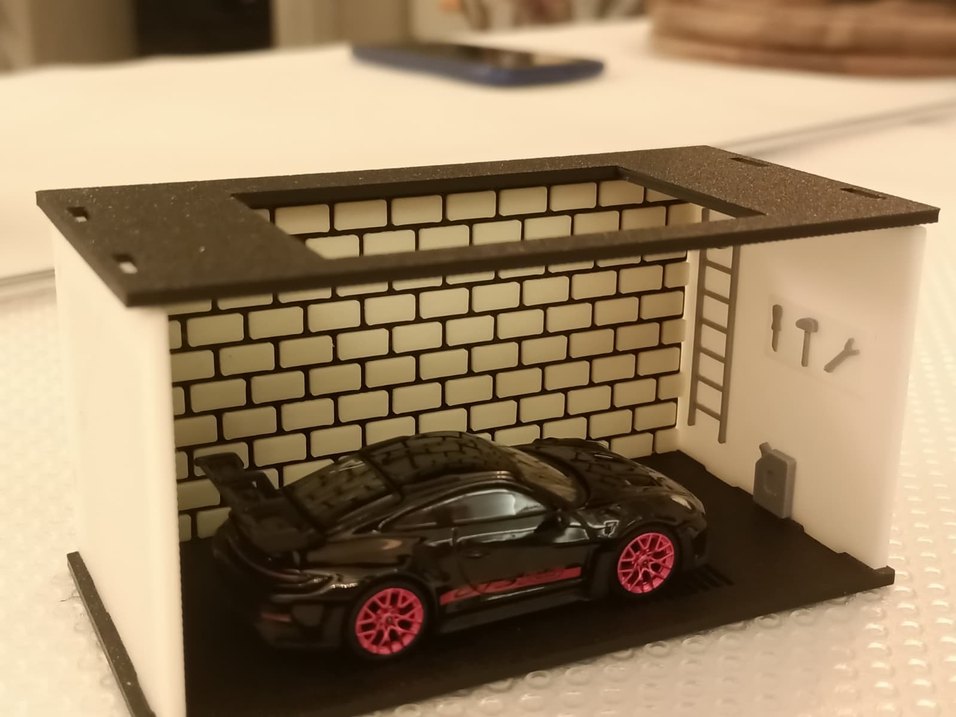 1/64 mini Araba ve Garaj Seti - Görsel 3