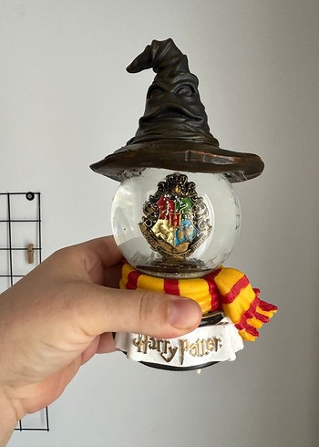 Harry Potter Şeçmen Şapka Işıklı Müzikli Büyük Kar Küresi