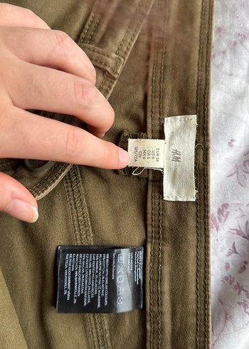 38 Beden Haki yeşil kargo pantolon