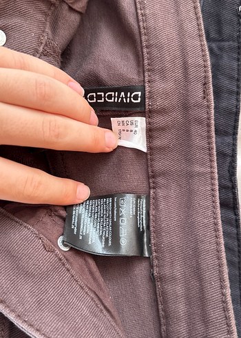 40 Beden Kahverengi Rahat Kesim pantolon