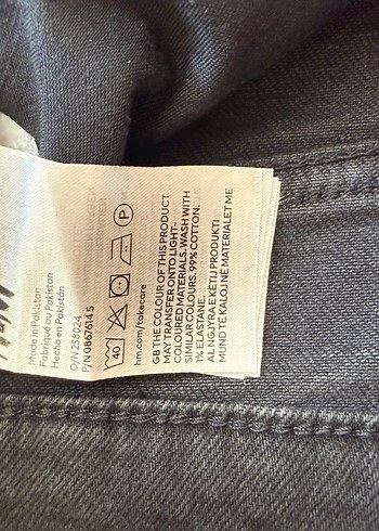 H&M Kadın Siyah Kot Şort H&M %99 PAMUK