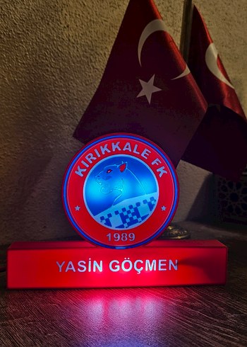Beden Kırıkkale FK İsme Özel Led Aydınlatma Dekor