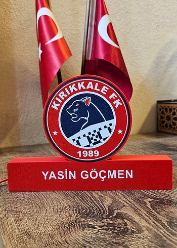 Kırıkkale FK İsme Özel Led Aydınlatma Dekor