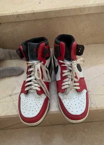 Nike Kırmızı Beyaz Basketbol Ayakkabısı