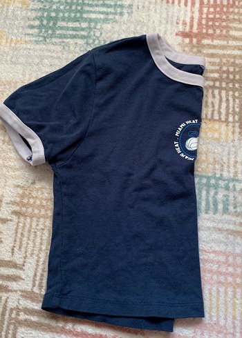 LC Waikiki Lacivert kısa kollu kadın crop tarz