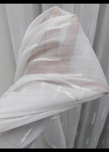 Keten Kelebek Desen Tülümüz Sık Pile - Görsel 4