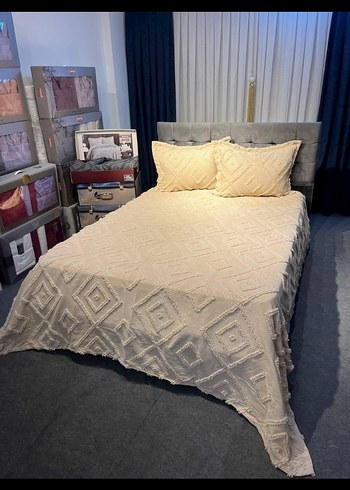 3 Parça Çeyizlik Pike Takımlarımız Özel Üretim Pamuklu Kumaş - Görsel 3