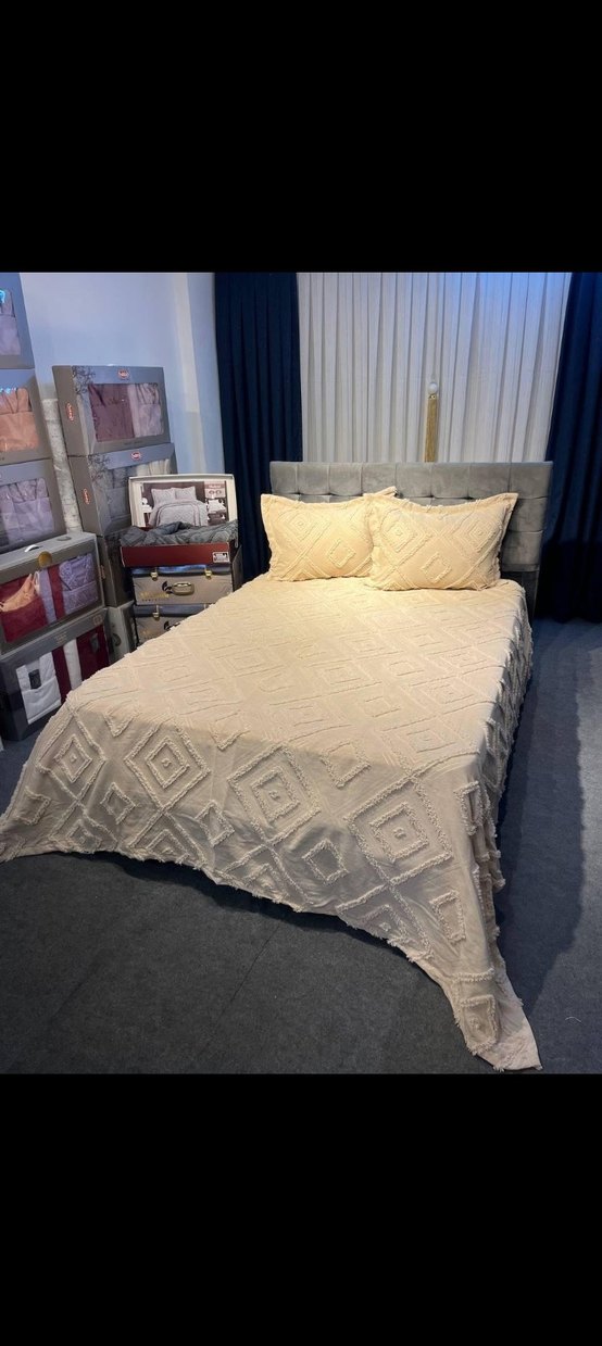 3 Parça Çeyizlik Pike Takımlarımız Özel Üretim Pamuklu Kumaş - Görsel 3