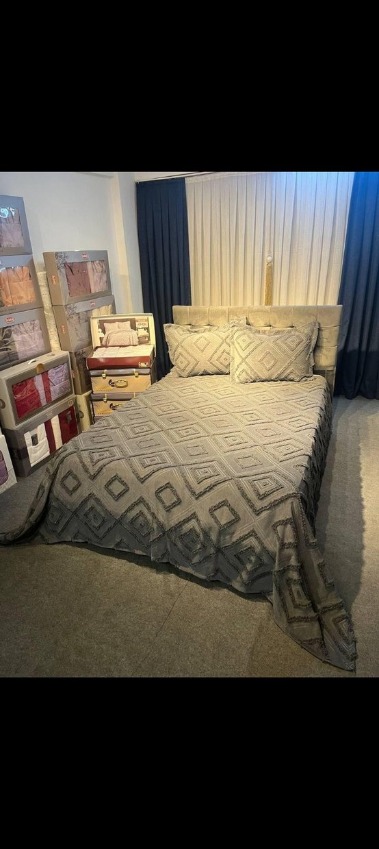 3 Parça Çeyizlik Pike Takımlarımız Özel Üretim Pamuklu Kumaş - Görsel 2