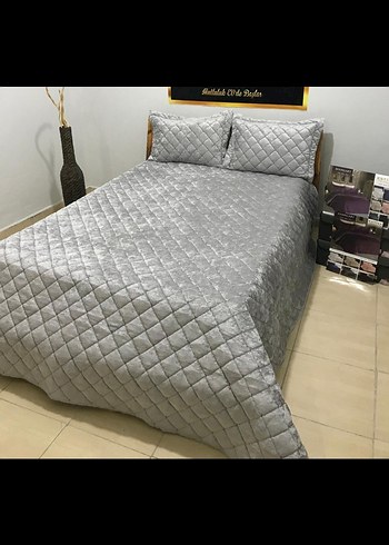 Çift Kişilik Kadife Yatak Örtüsü Yastık Kılıfı Çeşitlerimiz - Görsel 5