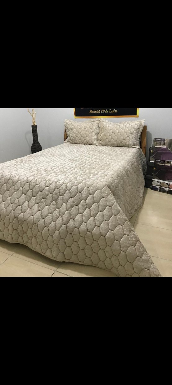 Çift Kişilik Kadife Yatak Örtüsü Yastık Kılıfı Çeşitlerimiz - Görsel 2