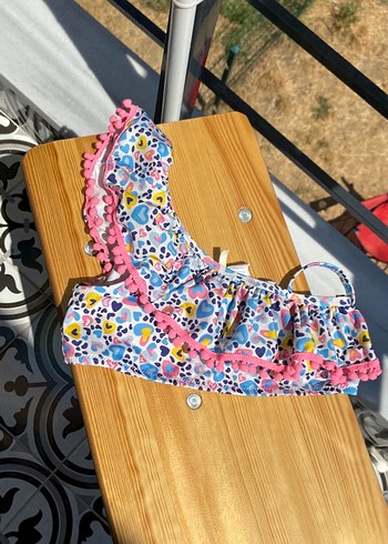 Koton Kids Renkli Bohem Desenli Kız Bikini Takımı