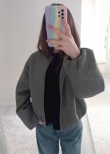 s Beden ZARA SOFT BOMBER CEKET