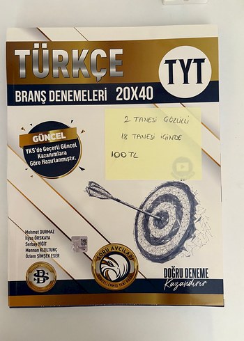 bilgi sarmal TYT Türkçe Branş Denemeleri