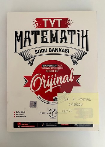 Orijinal TYT Matematik Soru Bankası