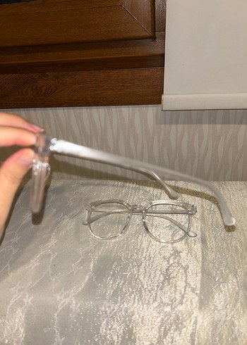 Beden beyaz Renk İkili Şeffaf Kadın Gözlükleri Minimalist Tarz