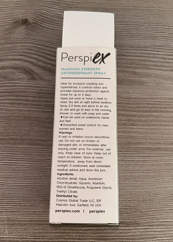 Beden Perspirex Maksimum Güçte Ter Önleyici Sprey 50 ml