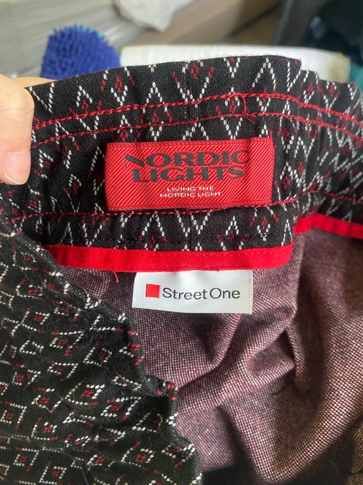 Bohem Siyah Piliseli Midi Hamile Etek - Görsel 4