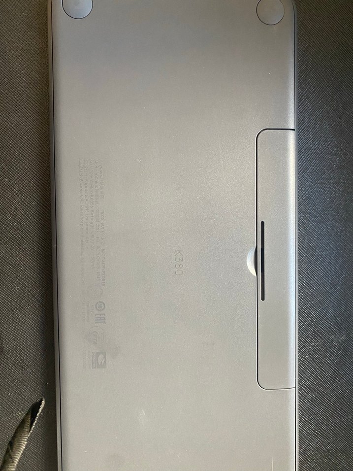 Logitech Gri Yuvarlak Tuşlu Klavye - Görsel 2