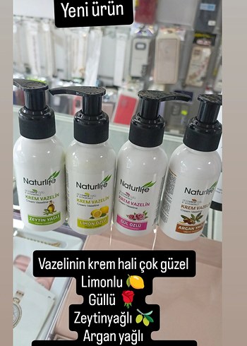 NaturLife El Kremi Çeşitleri