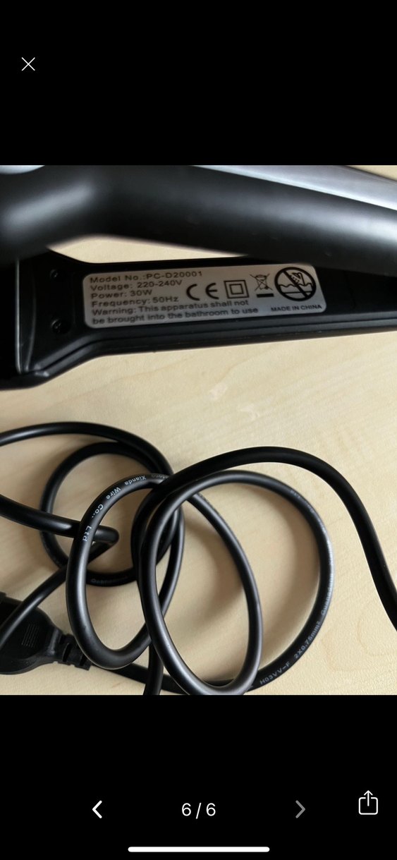 Pierre Cardin Siyah Saç Düzleştirici - Görsel 5