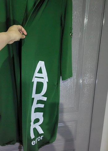 Yeşil Uzun Kollu Kadın Salaş hırka - Görsel 7