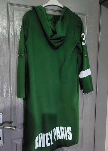 Yeşil Uzun Kollu Kadın Salaş hırka - Görsel 6