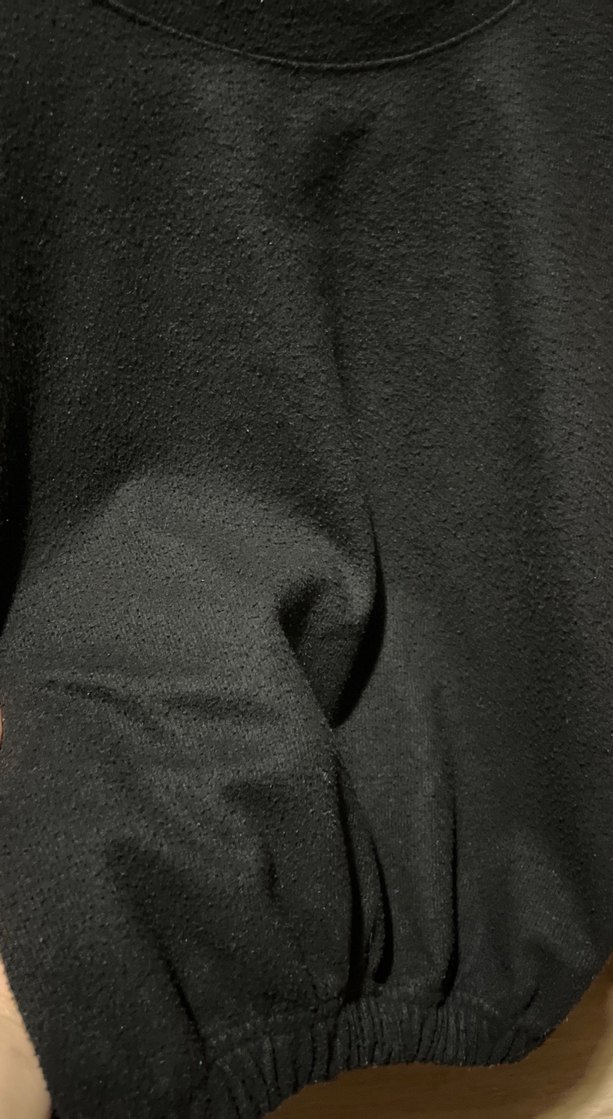 Siyah Kadın Oversize Sweatshirt - Görsel 2