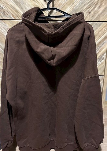 Kahverengi Kadın Sweatshirt - Görsel 4