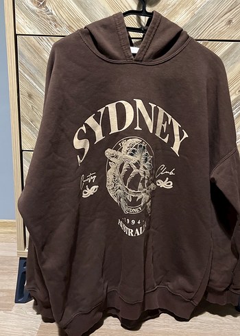 Kahverengi Kadın Sweatshirt - Görsel 2