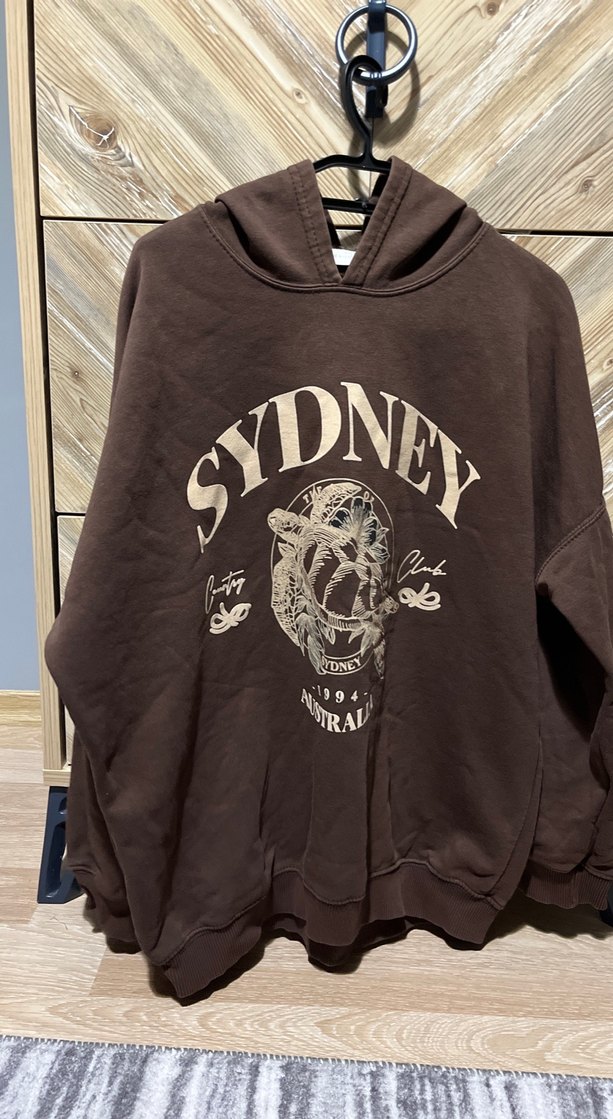 Kahverengi Kadın Sweatshirt - Görsel 2