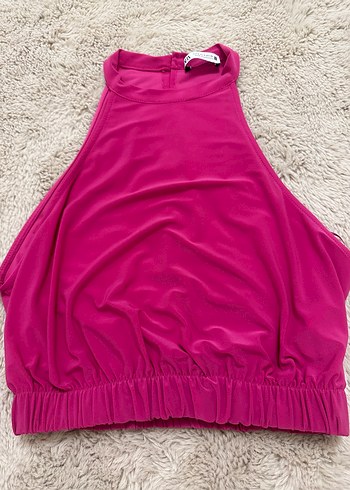 Pembe Mini Bluz