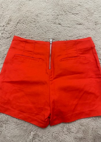 Bershka Nar Çiçeği Mini Şort