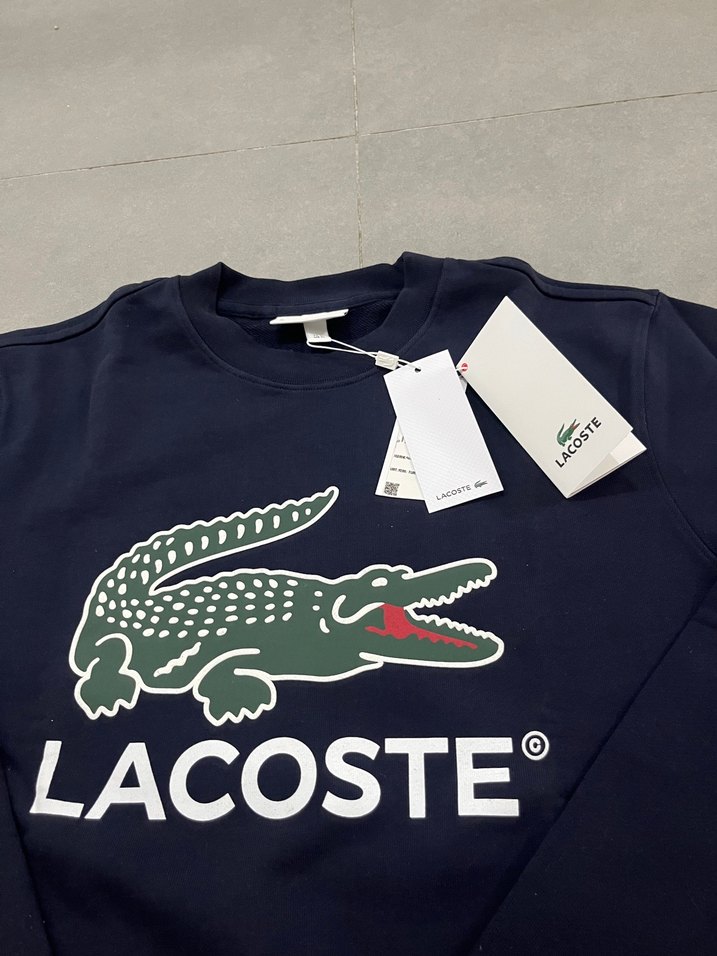 Lacoste lacivert büyük logo sweat - Görsel 2