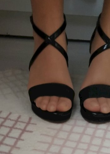 Kadın Siyah Gotik Stiletto Platform Topuklu