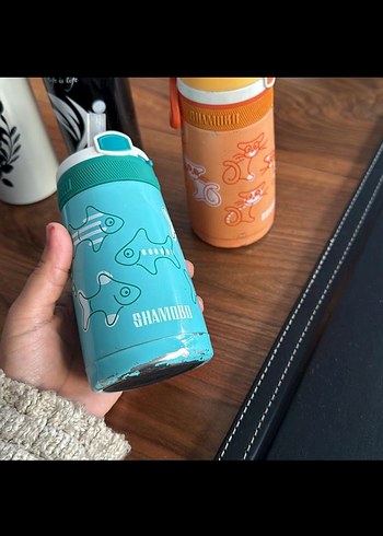 Çocuklar için renkli termos şişeler - Görsel 8