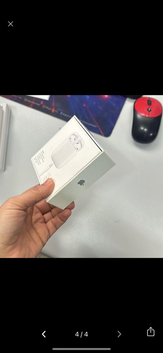 Beyaz AirPods Kablosuz Kulaklık Kutusu - Görsel 2