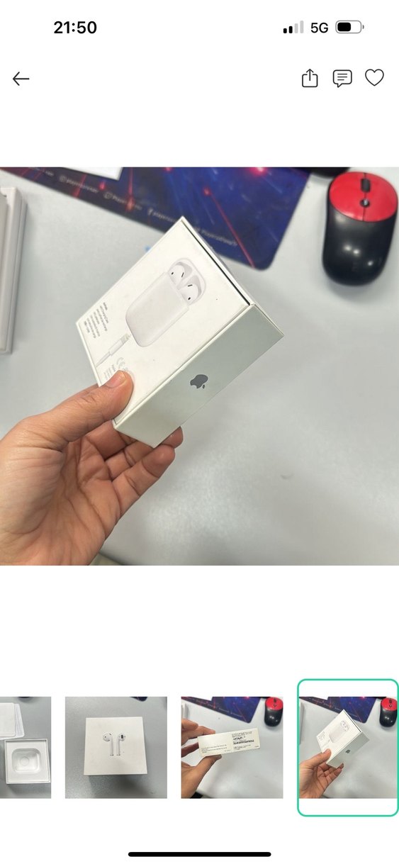 Apple AirPods  Minimal ve Şık Kablosuz Kulaklık kutusu — görsel 4/4