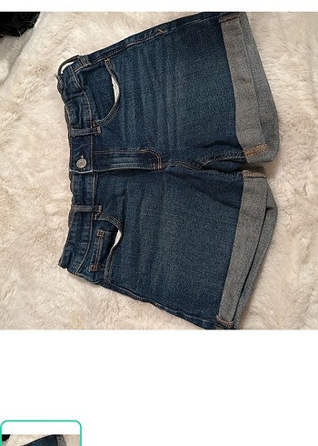 Gap Koyu Mavi Denim Sort